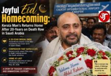 Joyful Eid Homecoming: Kerala Man’s Returns Home After 20-Years on Death Row in Saudi Arabia