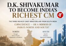 D.K. Shivakumar To Become India’s Richest CM – Three Richest CMs are from South India. What does This Mirror?